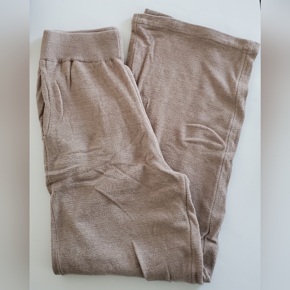 Vintage Havana Tan Wide Leg Lounge Pants With Pockets Women's Size S